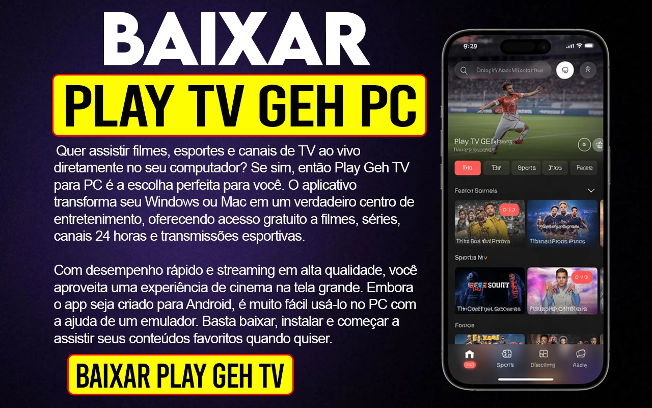 Play Geh TV para PC – Baixar versão mais recente grátis 1 Play Geh TV para PC